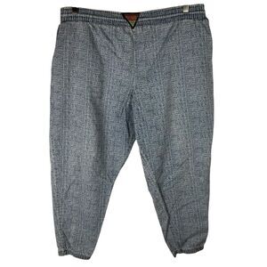 Vintage 90s California Blues Pants Sz XL Blue Geometric Parachute Pants Gym